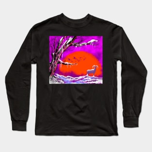 Retro Ram Long Sleeve T-Shirt